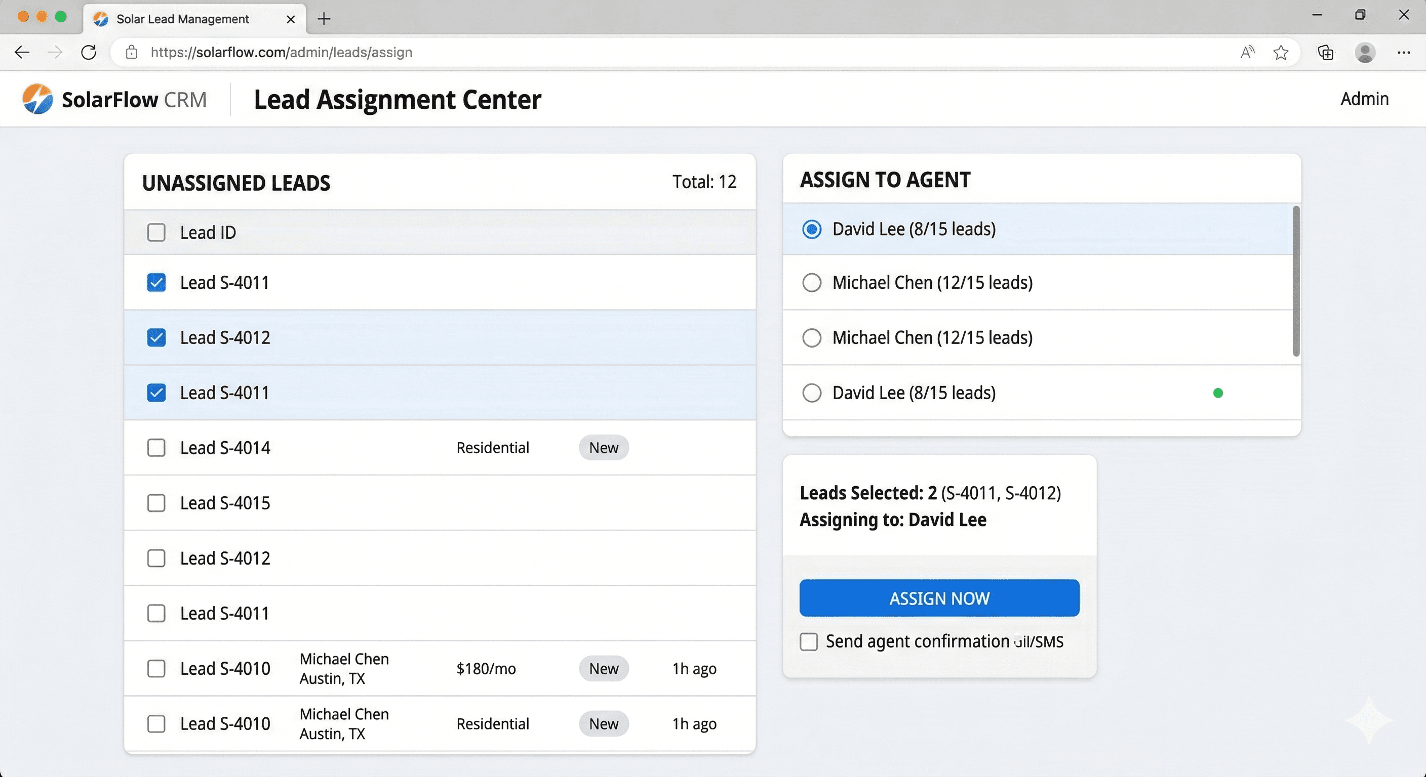 Smart Lead Assignment